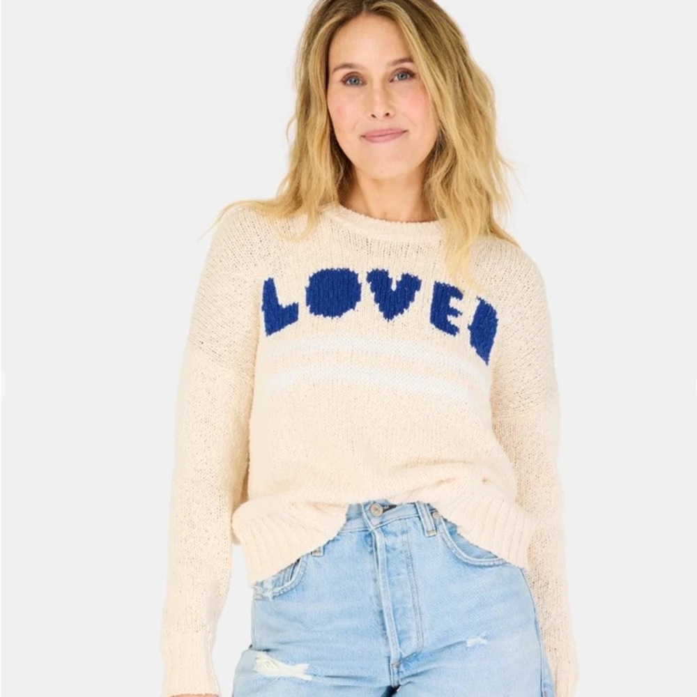NWTS KERRI ROSENTHAL BOYFRIEND SWEATER (XL) - Picture 5 of 12